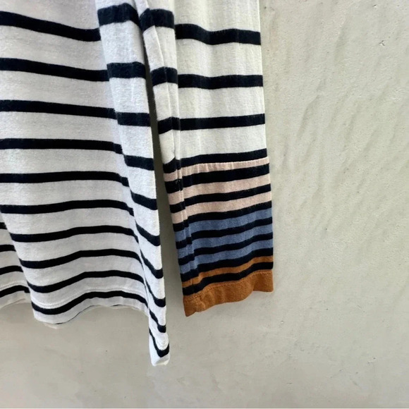 J. Jill || Women’s Modern Striped Boat Neck Long Sleeve Knit Shirt Small - Picture 3 of 12